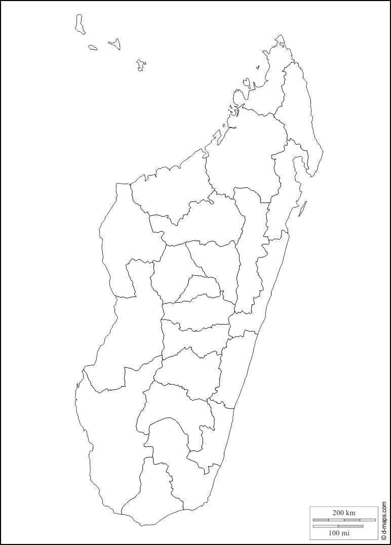 马达加斯加地图概要