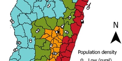 疟疾马达加斯加地图